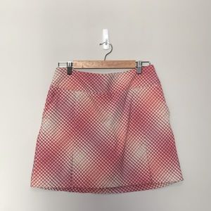 Nike Women's Pink and White Skort